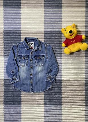 Джинсова сорочка next 2 роки 92 см