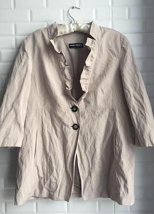 Легкий плащ жакет gerry weber бежевый