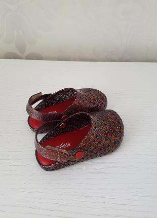 Нові туфельки/сандалики mini melissa розмір 20-21(usa 6)2 фото