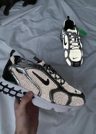 Nike air zoom x stussy spiridon cage 2 ‘silver’1 фото