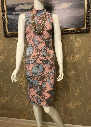 Очень красивое и стильное брендовое платье-миди в цветах 19,3.