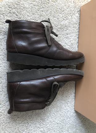 Ботинки сапожки женские из estro коричневые кожа 37 размер3 фото