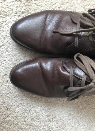 Ботинки сапожки женские из estro коричневые кожа 37 размер8 фото