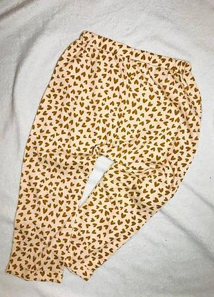 Леггинсы/лосины на ребенка 18-24мес  с сердечками  от h&m