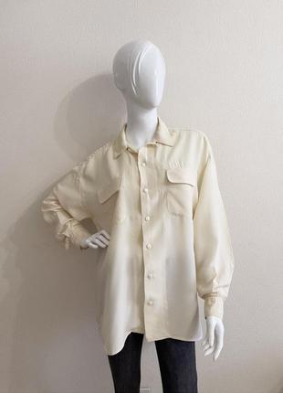 Шёлковая винтажная блуза1 фото