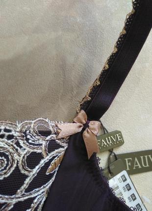Бюстгальтер fauve з розкішною шовковою вишивкою. розмір 65d (с/d)7 фото