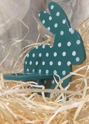 Інтер'єрне украшени заєць.підставка під яйця.