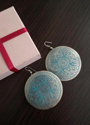 Серьги этно восточный стиль