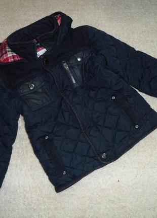2-3 года стеганая демисезонная куртка от marks&spenser