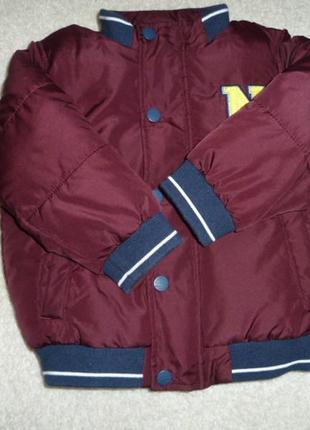 2-3 роки класна куртка , бомбер від некст next у відмінному стані2 фото