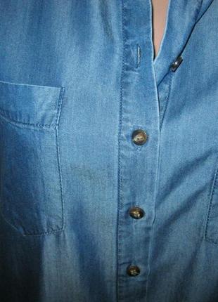 Женская рубашка denim co / под джинс5 фото