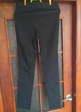 Черные  брюки высокая посадка h&m черные зауженные брюки h&m2 фото