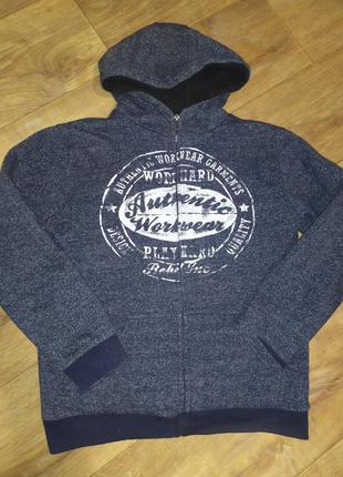 Теплая и стильная кофта-куртка rebel