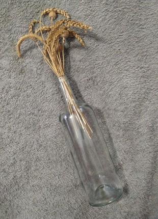 Декоративная бутылка ваза