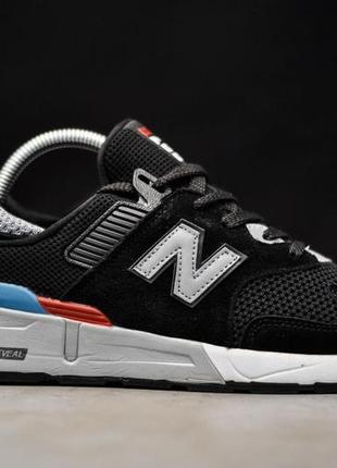 Кроссовки мужские new balance 997s black черные (нью баланс, кросівки)