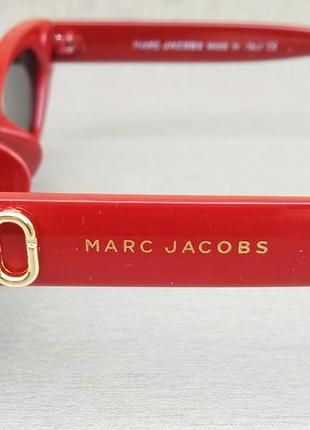 Marc jacobs стильні жіночі сонцезахисні окуляри лисички вузькі бордові4 фото