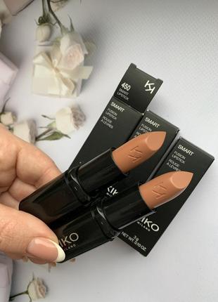 Кремовая помада kiko milano smart нюдовая 450