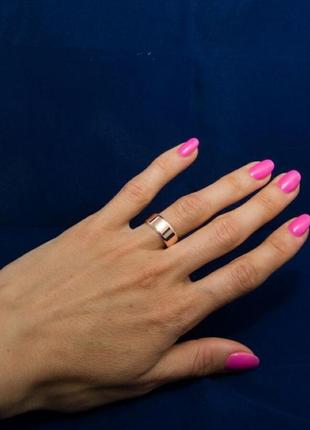 Широкое обручальное кольцо со срезаными углами2 фото