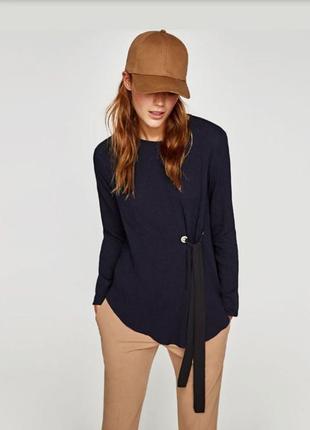 Жіноча чорна блуза блузка zara