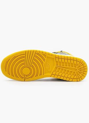 Nike air jordan 1 mid "yellow black"🆕 шикарные кроссовки найк🆕купить наложенный платёж3 фото