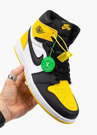 Nike air jordan 1 mid "yellow black"🆕 шикарные кроссовки найк🆕купить наложенный платёж5 фото