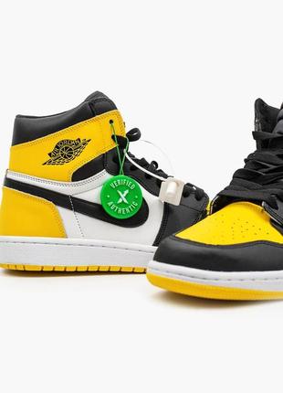 Nike air jordan 1 mid "yellow black"🆕 шикарные кроссовки найк🆕купить наложенный платёж4 фото