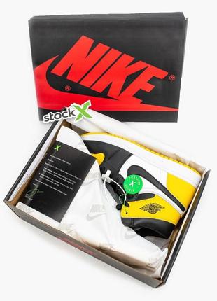 Nike air jordan 1 mid "yellow black"🆕 шикарные кроссовки найк🆕купить наложенный платёж7 фото