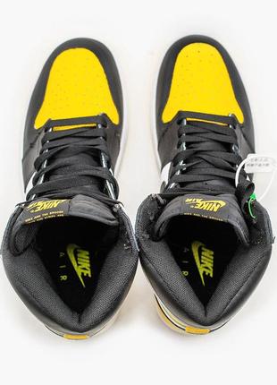 Nike air jordan 1 mid "yellow black"🆕 шикарные кроссовки найк🆕купить наложенный платёж