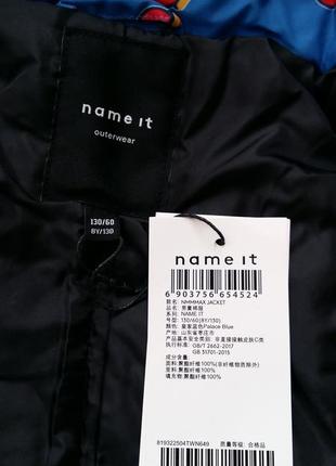 Демисезонная куртка name it (дания) на 7-8 лет (размер 130)8 фото