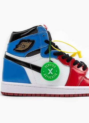 Кросівки nike air jordan 1 hi og fearless кроссовки6 фото