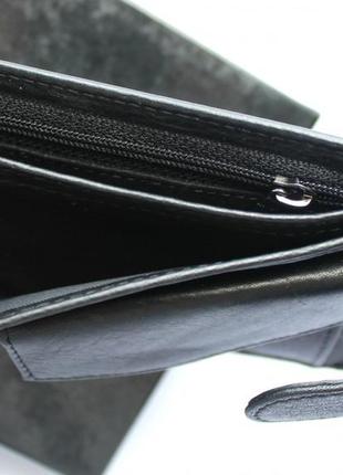 Чоловіча сумка гаманець philipp plein чорний подарунковий набір9 фото