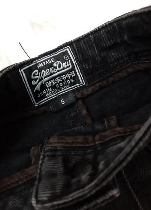 Черная джинсовая юбка на пуговицах superdry2 фото