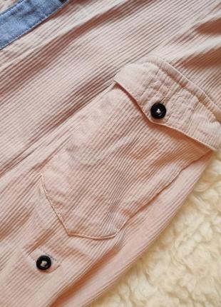 Рубашка, сорочка, блуза персиковая7 фото