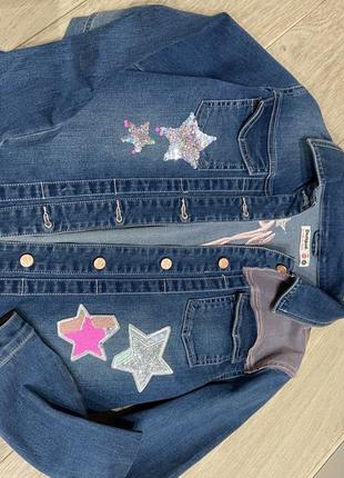 Продам фірмову куртку desigual на дівчинку 7-10 років