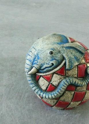 Слон куля керамічний2 фото
