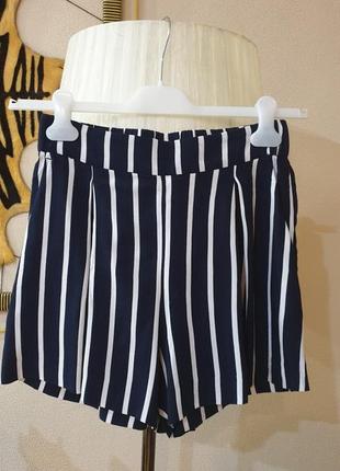 Шорты полосатые h&m, zara, c&a, primark, pull and bear