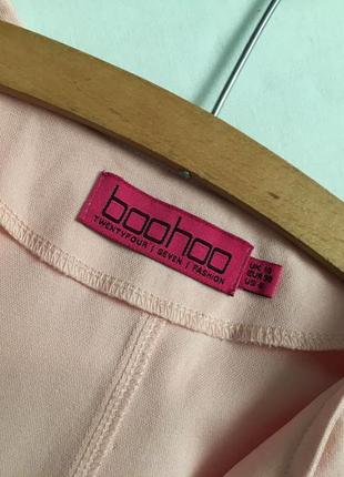 Плащ жіночий, легкий пудровий тренч boohoo 4