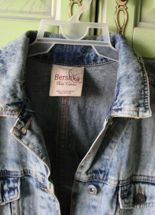 Очень крутая джинсовка из bershka2 фото