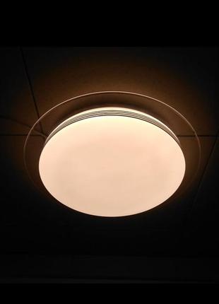 Світлодіодна люстра світильник з регулюванням яскравості світла і пультом д. у2 фото
