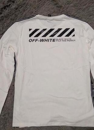 Чоловічий батнік off white (тр-259301)5 фото