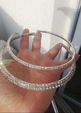 Чокер подвеска многослойная цепочка ожерелье в стиле zara10 фото