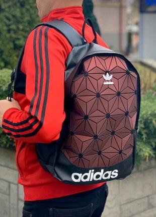 Рюкзак adidas 3d urban mesh roll up red червоний жіночий / чоловічий6 фото