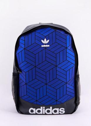 Рюкзак adidas 3d urban mesh roll up blue синий женский / мужской7 фото