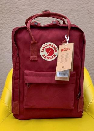 Рюкзак fjallraven kanken bordo бордовый купить фьялравен канкен