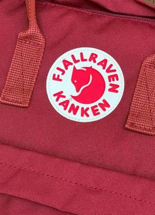 Рюкзак fjallraven kanken bordo бордовый купить фьялравен канкен5 фото