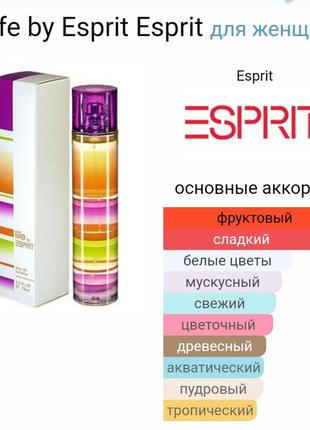 Life by esprit esprit женская туалетная вода 30мл,редкость, винтаж2 фото