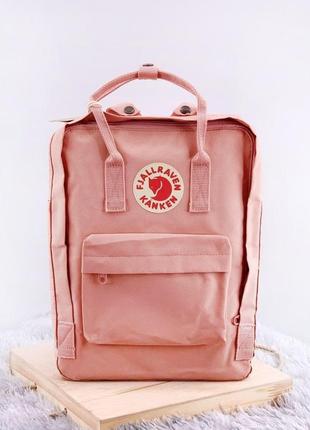 Рюкзак fjallraven kanken pink rose рожевий купити фьялравен канкен1 фото