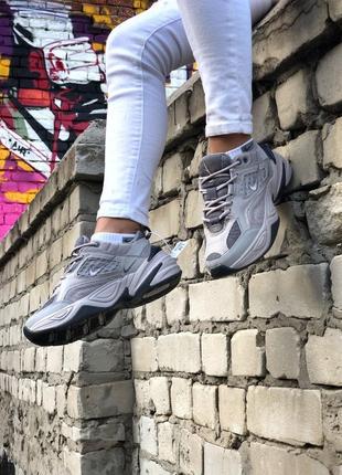 Шикарні жіночі кросівки nike m2k tekno grey сірі 🌹🌈😍 стильний львів5 фото