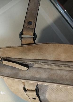 Шикарная сумка цвета айвори германия6 фото