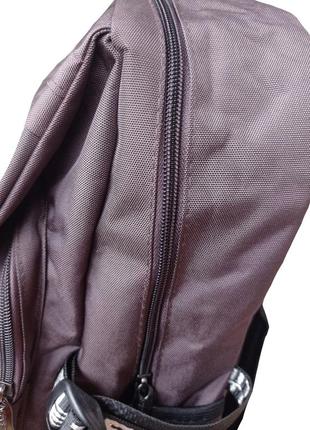 Рюкзак спортивный вместительный коричневый3 фото